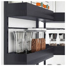 Nero Open Out Tandem Pantry 1700mm Height for 450mm Wide Cabinet