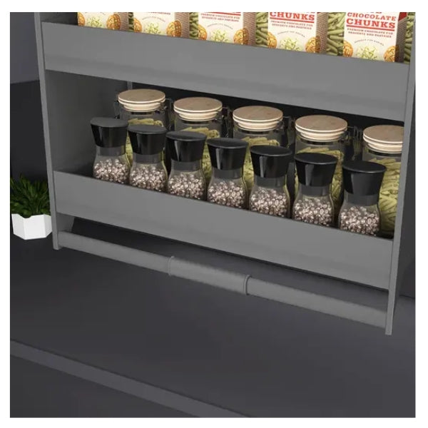 Nero Pull Down 2 Tier Wall Cabinet Unit for a 600mm Cupboard