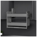 Nero Pull Down 2 Tier Wall Cabinet Unit for a 900mm Cupboard