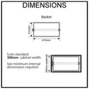 Galley Pull Out Pantry Suits 1760Mm Cabinet Height Side Mount Internal