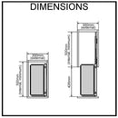 Galley Pull Out Pantry Suits 1760Mm Cabinet Height Side Mount Internal