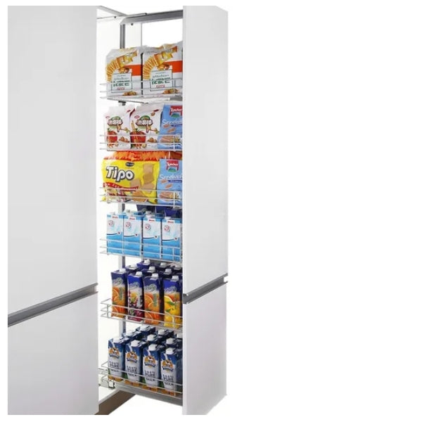 Bistro Pull Out Pantry 450mm Cupboard 1400mm 1700mm Adjustable Height