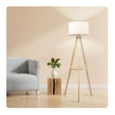 Tripod Floor Lamp With Shelf