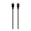 Energizer 1M Metal Type C To C Cable Black Mfi Certified