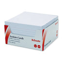 Esselte System Cards 127Mm X 76Mm 5X3 White Pack Of 500