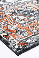 Meadow Canyon Black Traditional Rug