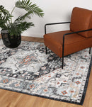 Dune Canyon Charcoal Traditional Rug