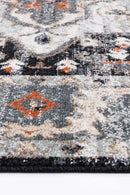 Dune Canyon Charcoal Traditional Rug