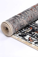 Lunar Canyon Cream Traditional Rug