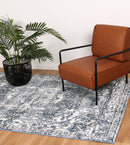 Golden Canyon Blue Traditional Rug