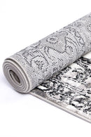 Ember Canyon Grey Traditional Rug