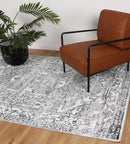 Ember Canyon Grey Traditional Rug