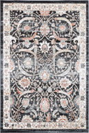Coral Canyon Charcoal Traditional Rug