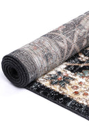 Coral Canyon Charcoal Traditional Rug