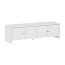 TV Cabinet Entertainment Unit Stand 160cm Fluted Doors