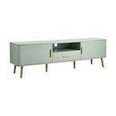 TV Cabinet Entertainment Unit Stand 160cm Green