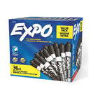 Expo Dry Erase Whiteboard Marker Chisel Black Pack Of 36