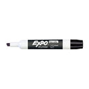 Expo Whiteboard Marker Chisel Tip Black Box Of 12