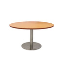 Eagle Coffee Table Beech Stainless Steel 900Mm Diameter