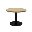Eagle Coffee Table Black Natural Oak 600Mm Diameter