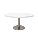 Eagle Coffee Table Natural White Stainless Steel 900Mm Diameter