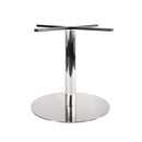 Eagle Disc Base Table Frame For 600Mm Dia Polished Stainless Steel