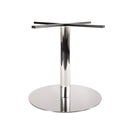 Eagle Disc Base Table Frame For 900Mm Dia Polished Stainless Steel