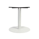 Eagle Disc Base Table Frame For 500Mm Dia White Satin