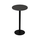 Eagle Round Dry Bar Table 600mm Diameter Black Top Black Base