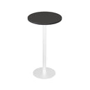 Eagle Round Dry Bar Table 600mm Diameter Black Top White Base