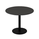 Eagle Round Table 1200Mm Diameter Black Top Black Base