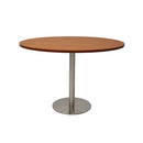 Eagle Round Table 1200Mm Diameter Cherry Top Stainless Steel Base