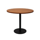 Eagle Round Table 900Mm Diameter Cherry Top Black Base