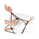 Eames Dining Chairs Plastic Pre Assembled Chairs With Wood Legs White