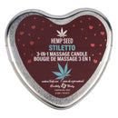 Eb Hemp Seed 3 In 1 Massage Heart Candle Stiletto 113G