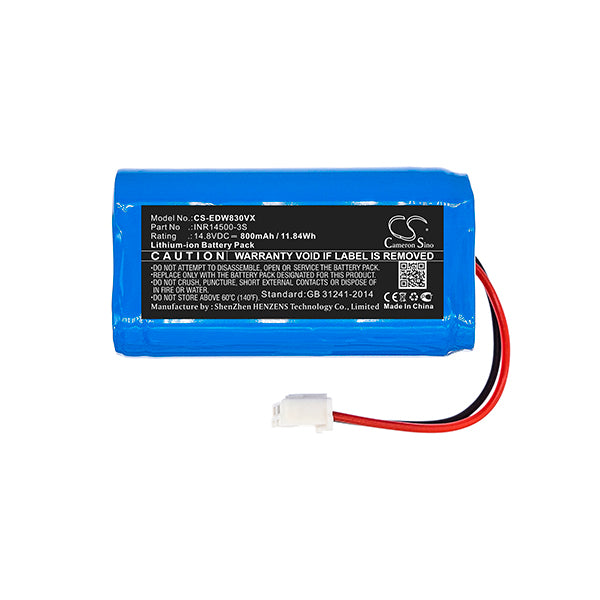 Cameron Sino Cs Edw830Vx 800Mah Replacement Battery For Ecovacs