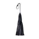 Edge Flogger Black Flogger Whip With Metal Handle