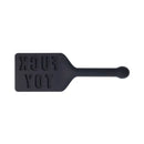 Edge Fuck Toy Silicone Paddle Black Silicone Spanking Paddle