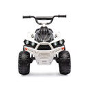 Electric Ride On Quad Bike Atv Toy Car White