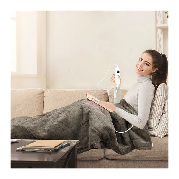 Electric Throw Blanket Heated Timer Bedding Washable Warm Winter
