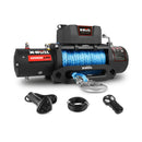 12000LBS Electric Winch 12V 4x4 synthetic rope 4WD Car with winch mounting plate