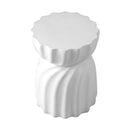 End Coffee Side Table Terrazzo Hourglass Concrete Stool Stand