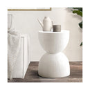 End Terrazzo Hourglass Coffee Table Side Stool Stand