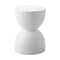 End Terrazzo Hourglass Coffee Table Side Stool Stand