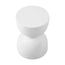 End Terrazzo Hourglass Coffee Table Side Stool Stand