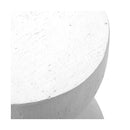 End Terrazzo Hourglass Coffee Table Side Stool Stand