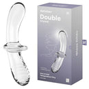 Satisfyer Double Crystal Clear Glass Double Ended Dildo