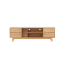Entertainment Unit Stand Tv Cabinet Storage Drawer Shelf 180Cm Wooden