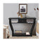 Modern Entryway Table with Storage Drawer for Office Black