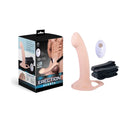 Erection Agents Flesh 24 Cm Rechargeable Vibrating Hollow Strap On